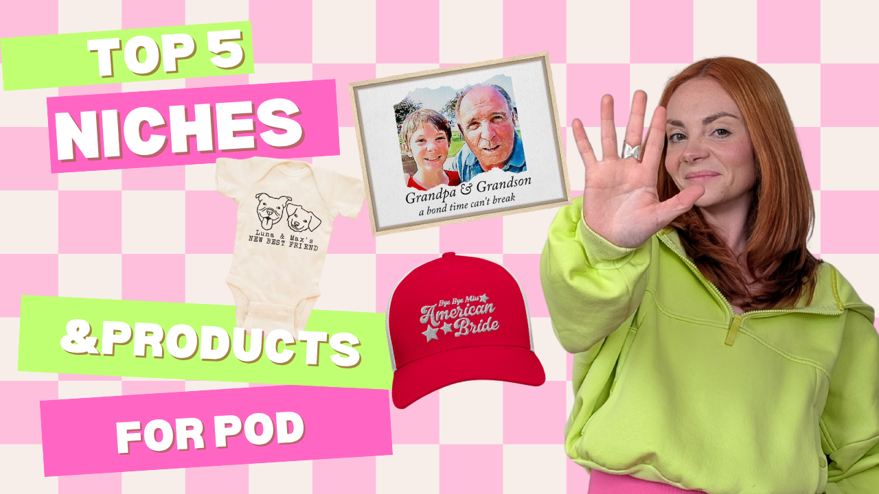 How to Start POD:Top 5 Print on Demand Niches & Products