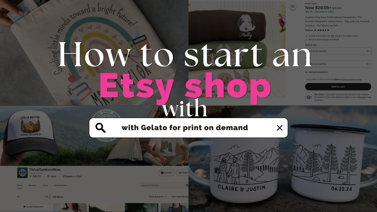 How to Start Print-on-Demand with Etsy the right way (Because You’re Probably Overcomplicating It)